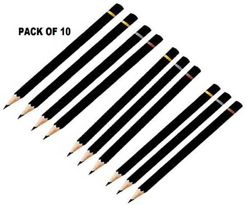 Camlin Camel Charcoal Pencil - Medium (Pack of 10) Pencil  (Black)