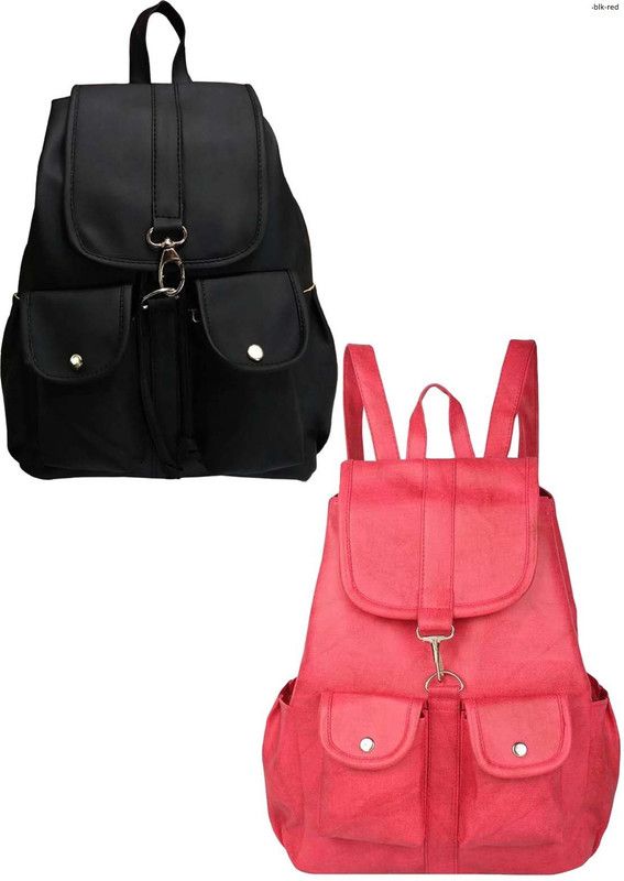 Small 6 L Backpack BP-1-blk+red-2bl-pitthu-cmbo  (Black, Red)