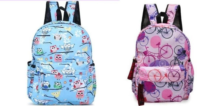 Very Unique And Attractive Printed Backpack Combo Of 2 For Girls 18 L Backpack  (Multicolor)