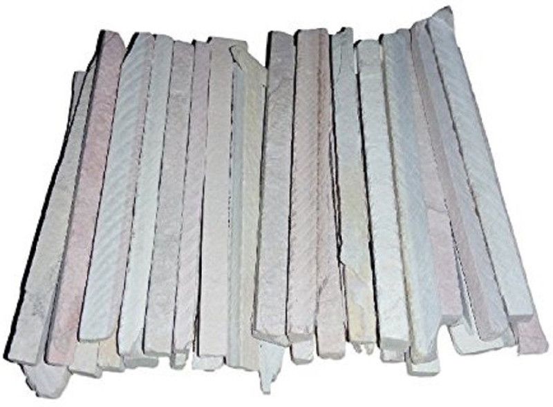 Ansh Slate Pencil Pack of 110 NA Natural White Limestone Stone Slate Pencils  (110 Sticks)