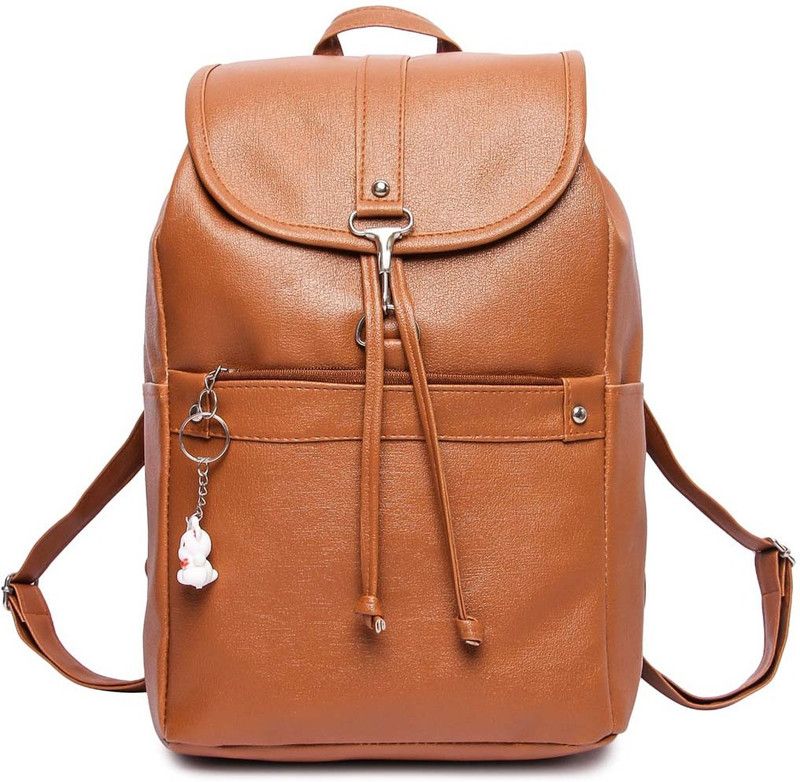 Small 10 L Backpack Girls Latest Design Stylish & Trendy Casual, College, School Bag, Backpack 10 L Backpack  (Brown)