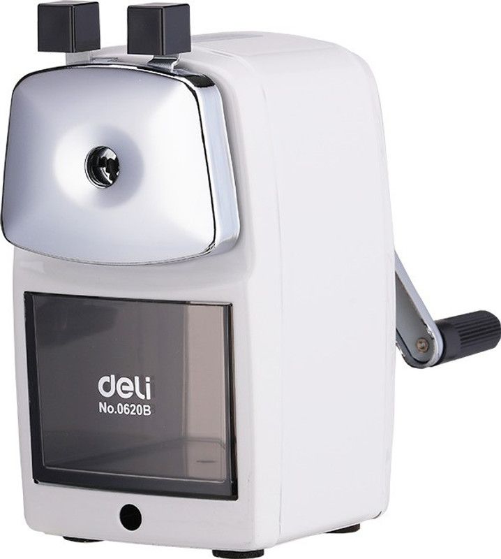Deli Gray Metal Table Rotary Sharpeners  (Set of 1, Gray)