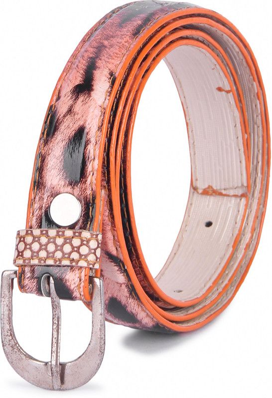 Girls Party Tan Artificial Leather Belt