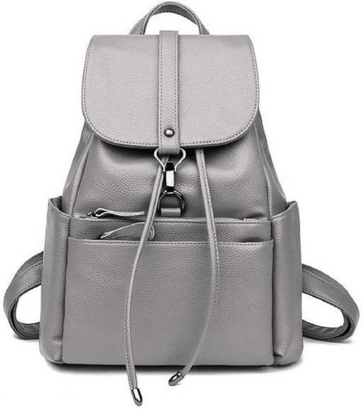 Small 8 L Backpack Small 8 L Backpack Small Backpack New Girls Backpack Grey)  (Grey)