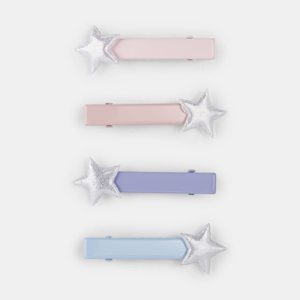 4 Pack Star Hair Clips