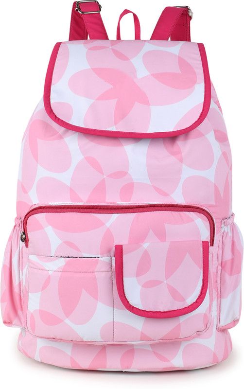 15-L BW Backpack||Stylish Trendy Girls School College Student Travel Bag 15 L Backpack  (Pink)