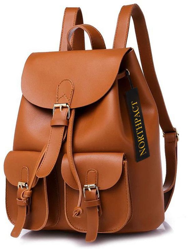 Small 4 L Backpack Latest Trend Party Wear backpack with Adjustable Strap for Girls and Women's  (Tan)