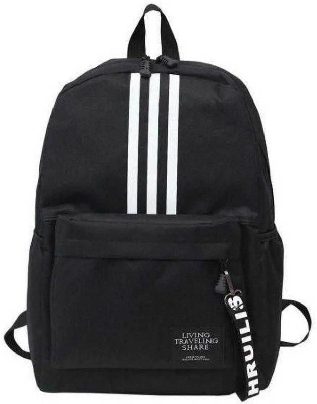Trending And Stylish School College Backpack For Girls 15 L Laptop Backpack  (Black)