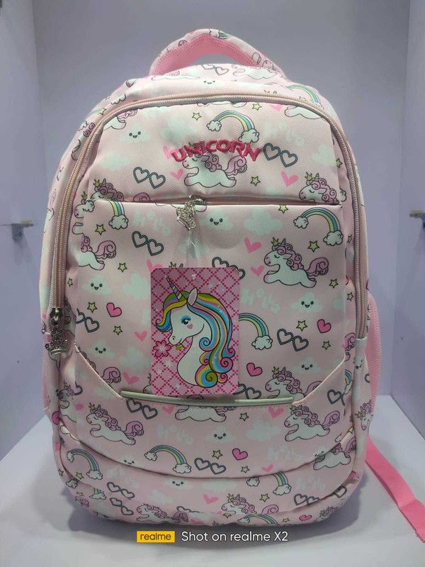 Large 40 L Backpack unicorn backpack  (Pink)