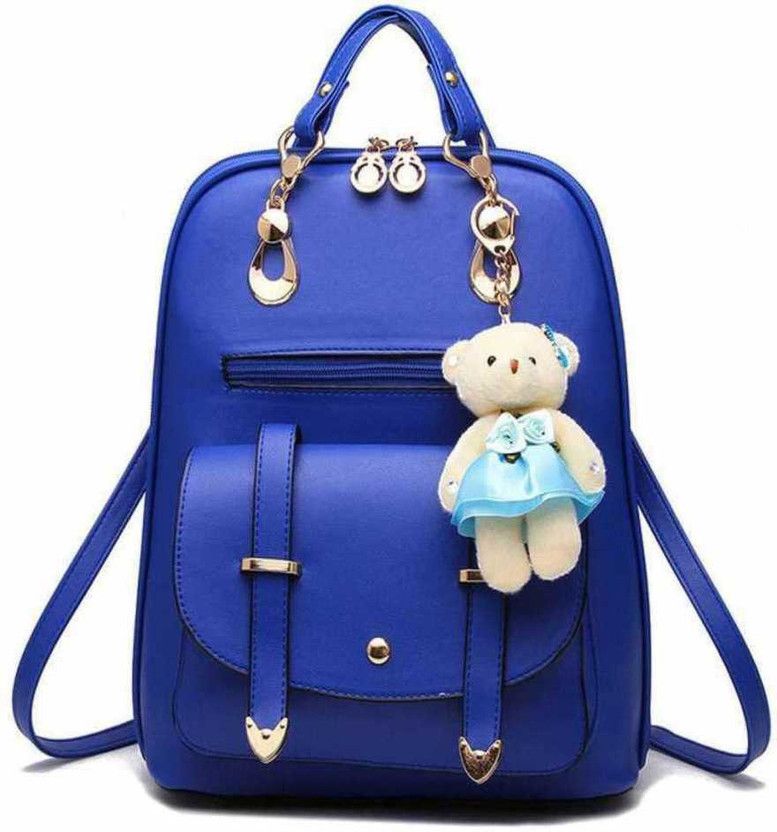 Small 17 L Backpack STYLISH BACKPACK FOR GIRLS  (Blue)