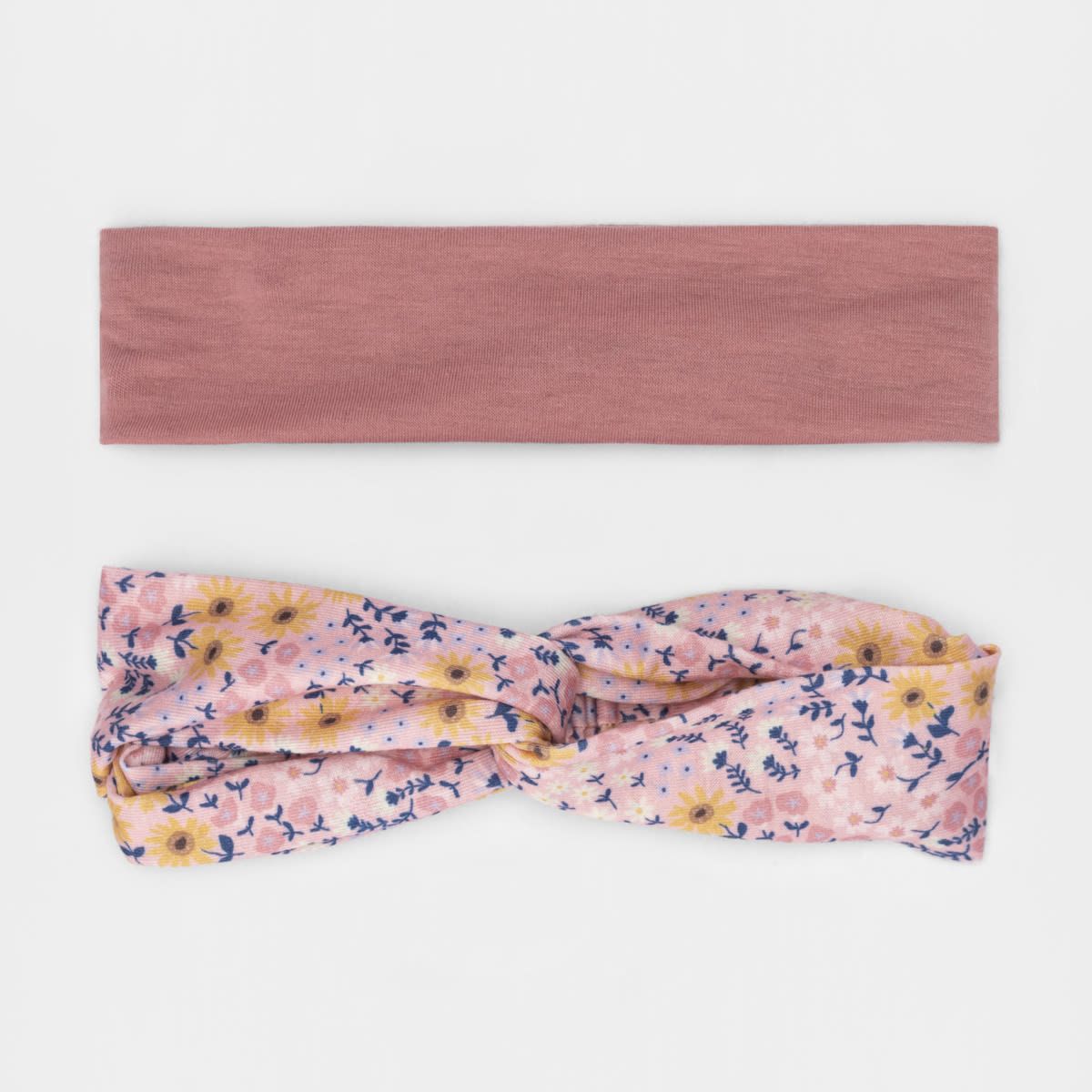 2 Pack Soft Headband - Pink