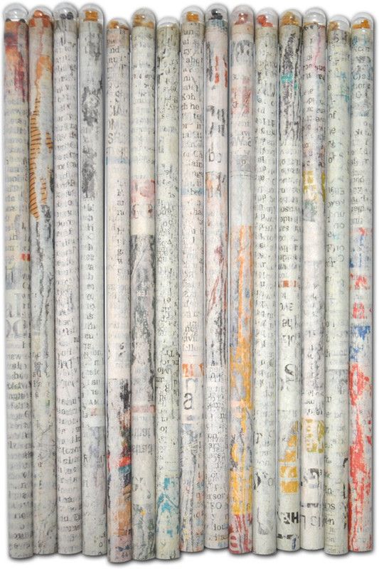 Chipbeys Upcycled newspaper seed pencils ecofriendly pack of 15 pencils Pencil  (Set of 15, Multicolor)