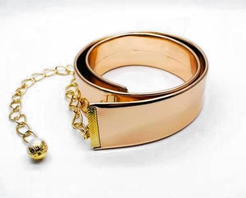 Girls Casual, Party, Evening Gold Synthetic Belt