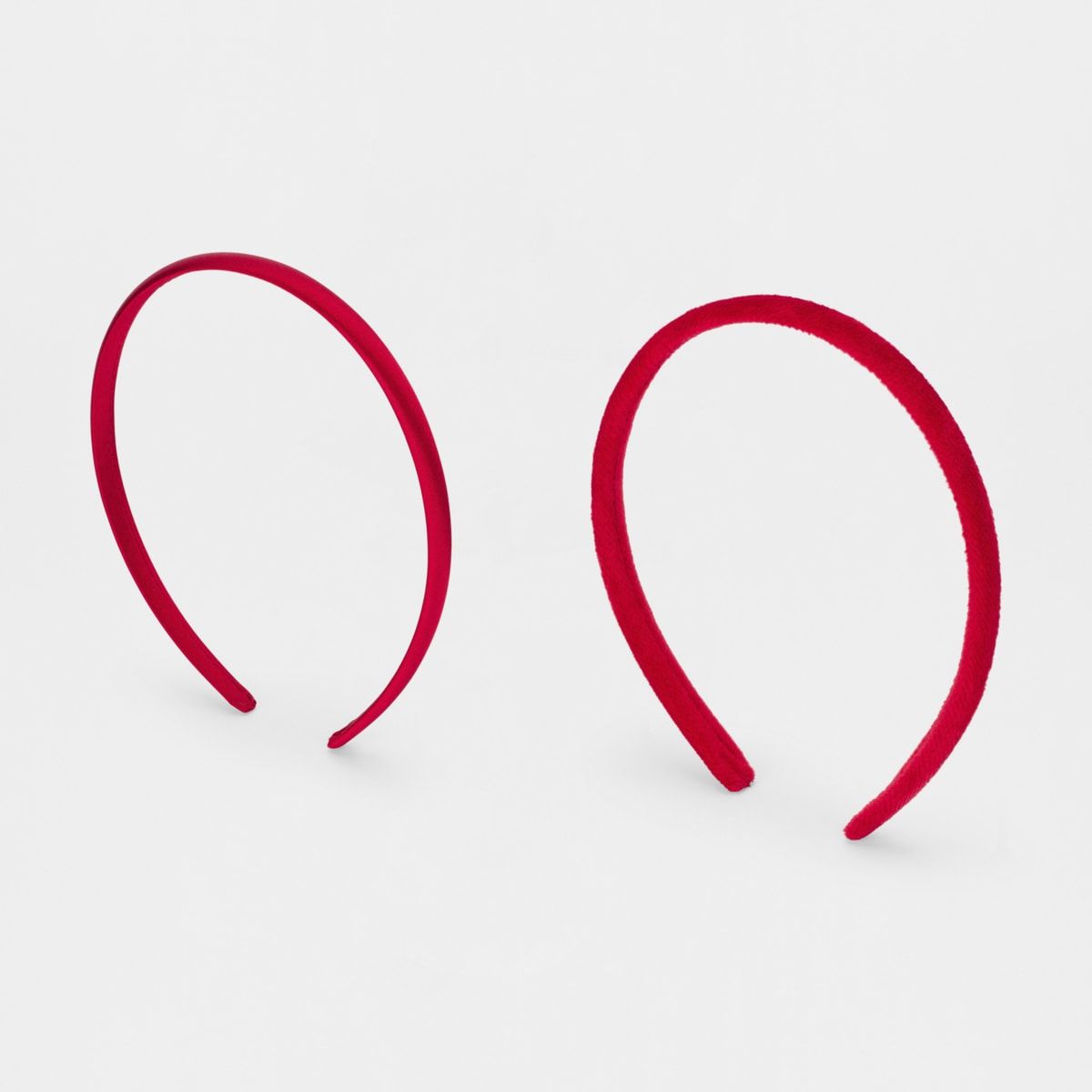 2 Pack Back To School Hard Headband - Red