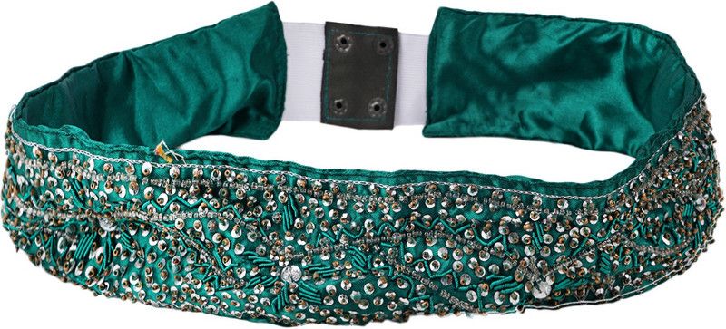 Girls Party Green Synthetic Belt