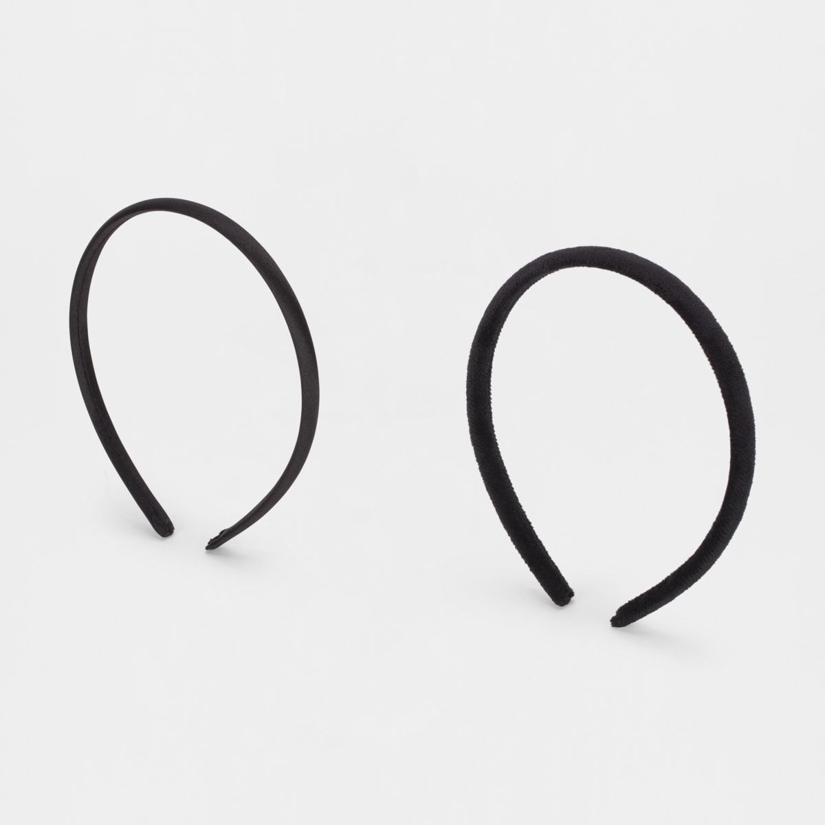 2 Pack Back To School Hard Headband - Black