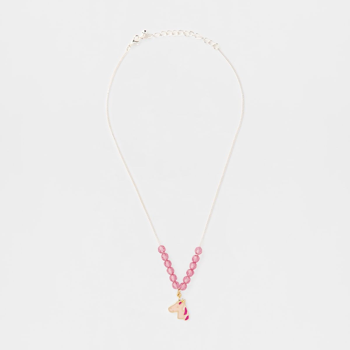 Unicorn Necklace - Silver Look