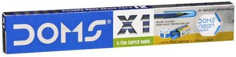 DOMS X1 Pencils Pack of 5 Pencil  (Set of 5, Blue)