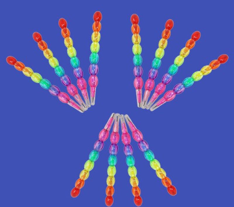 GUNGUN 12 Pcs Colorful Pearl PenCil For Kids Pencil  (Set of 12, Multicolor)