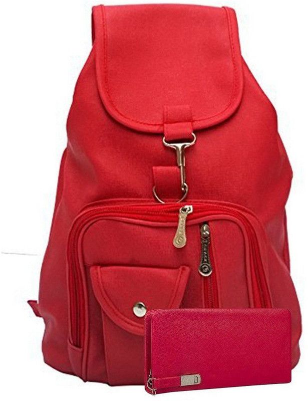 Shine begs shine red combo pack Backpack  (Red, 10 L)