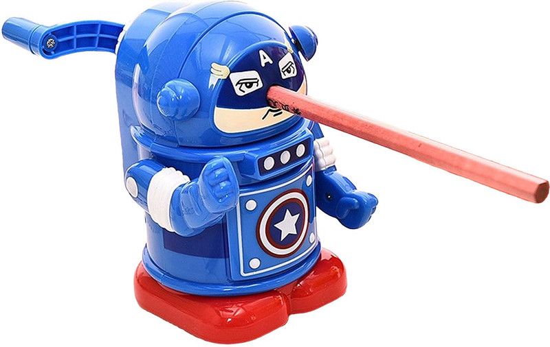 RIANZ Captain America Single Pencil Sharpener  (Multicolor)
