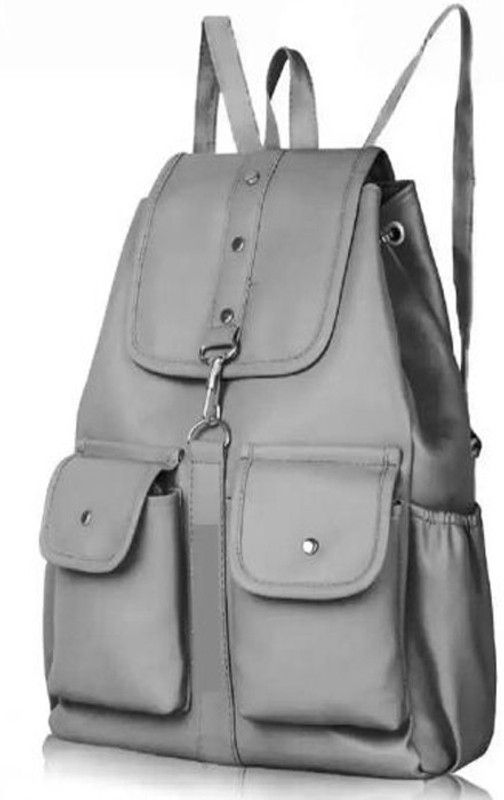 Student Backpack School Bag for Girls Travel Bag Collage 20 L No Backpack  (Grey)