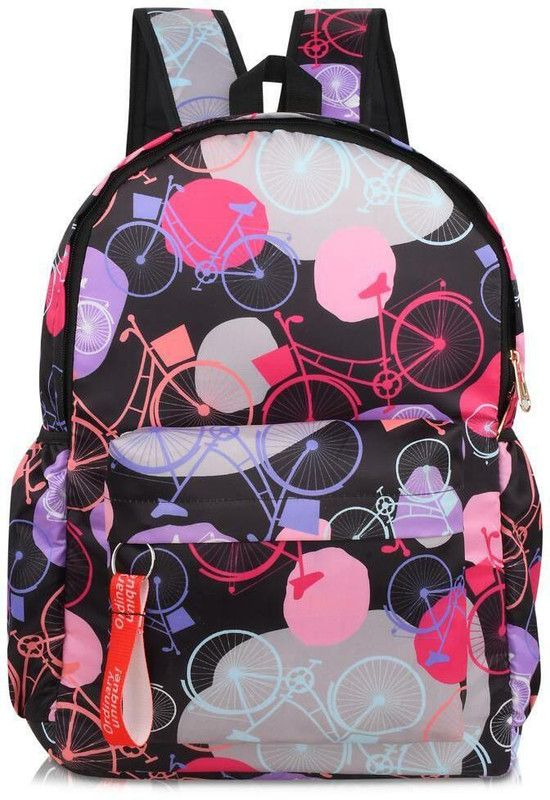 300 L Backpack Casual Printed Girls Bag  (Multicolor)
