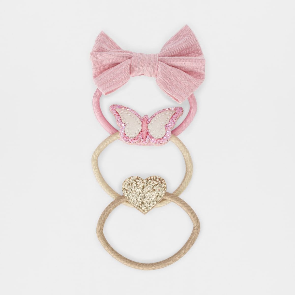 3 Pack Hair Tie - Butterfly