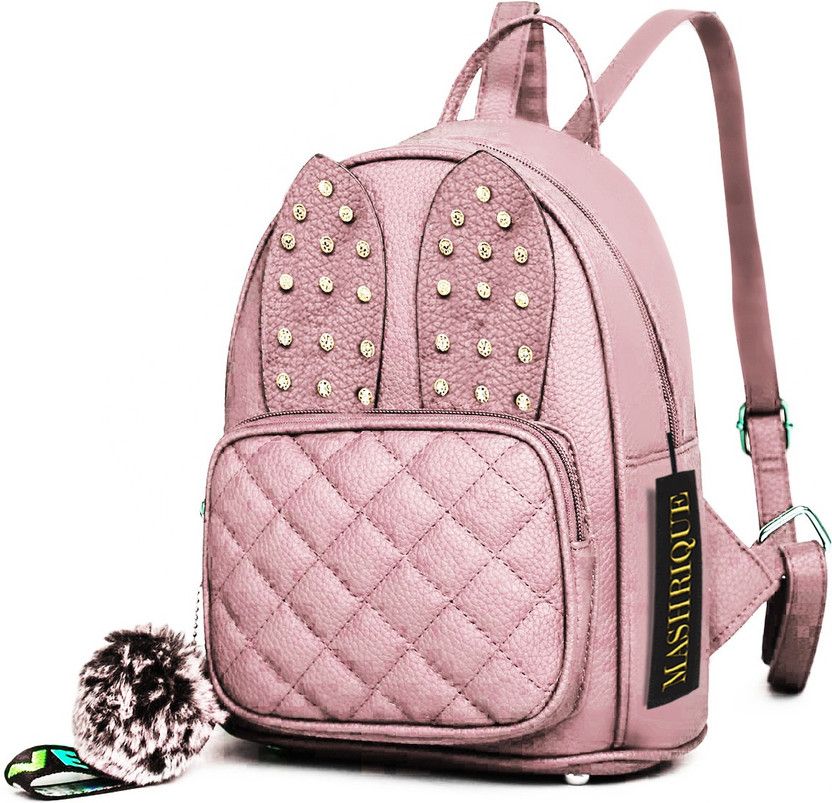 Small 4 L Backpack Latest Trend Party Wear backpack with Adjustable Strap for Girls and Women's  (Pink)