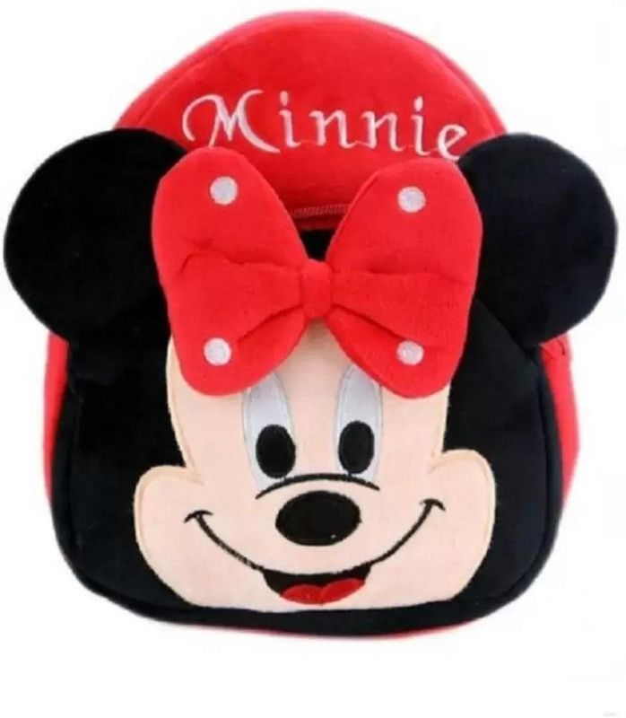 kamlesh Mickey Mouse design kids school bag Backpack Backpack  (Red, 10 L)