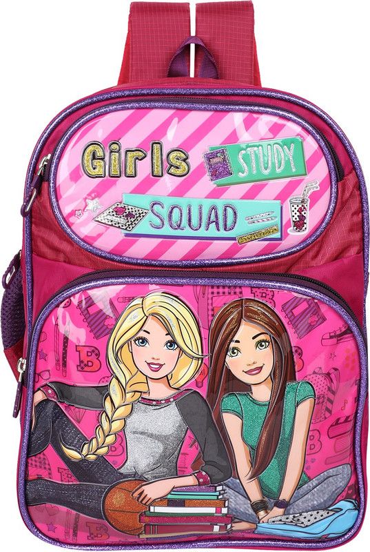 Medium 22 L Backpack School Girl Bag  (Multicolor)