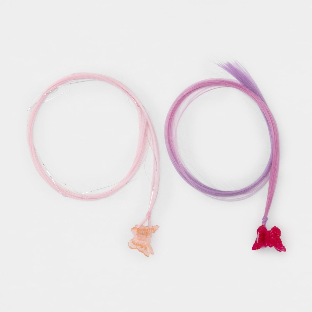 2 Pack Mini Hair Extension Clips - Butterfly