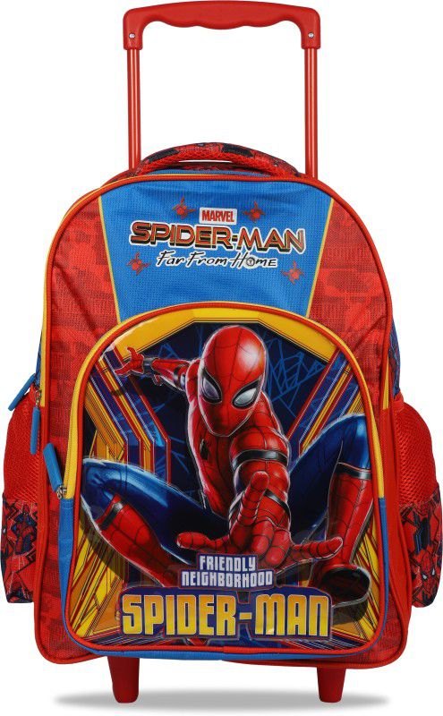 Spiderman Friendly Neighbourhood Trolley Bag (Primary 1st-4th Std) School Bag  (Multicolor, 16 inch)