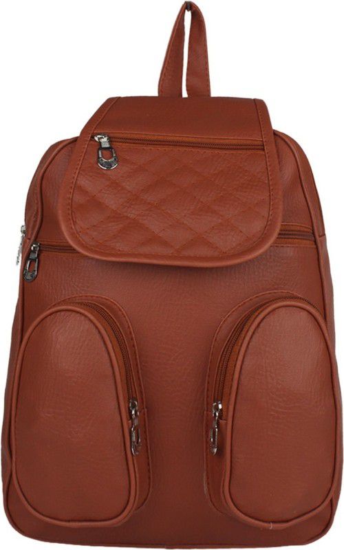 Small 15 L Laptop Backpack GIRLS BAG  (Brown)