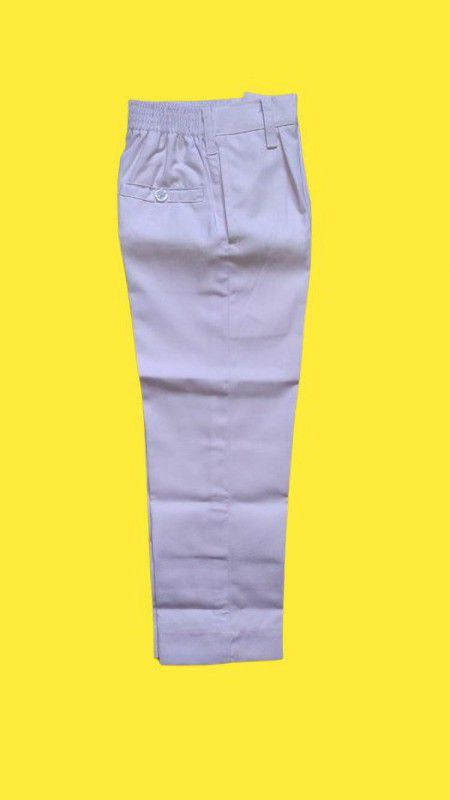 YOURSHIRT White Uniform Trouser  (Bhopal)