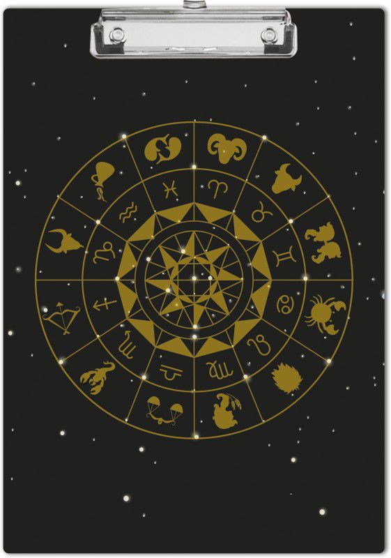 PARIVRIT "ZODIAC SIGNS "A3 Size Examination Pad For Students  (Set of 1, Multicolor)