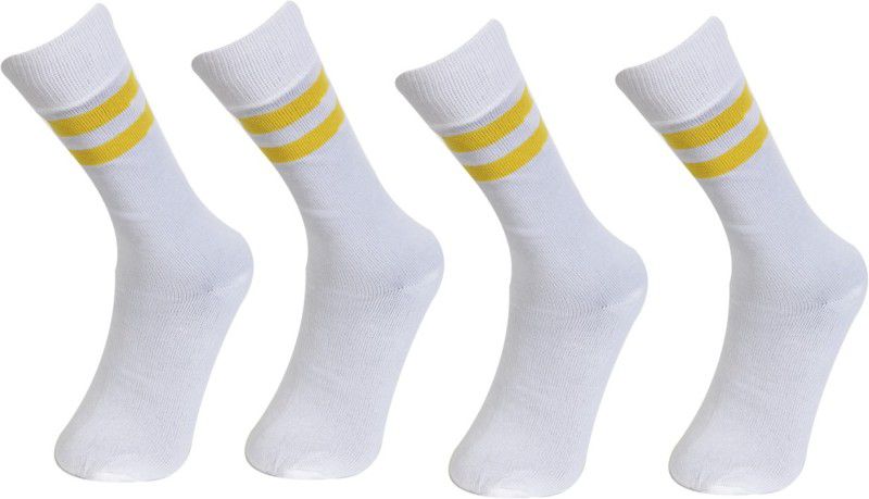 BODYSENSE White, Yellow Uniform Sock  (Chandigarh, Mumbai, Bhopal, Hyderabad, Dehradun, Ahemdabad, Kolkata, New Delhi, Chennai)
