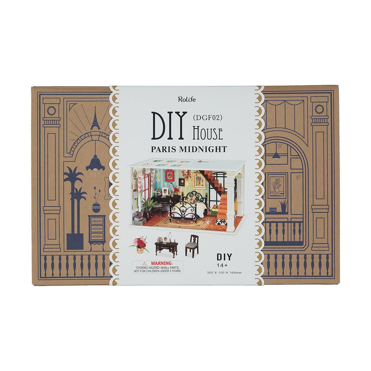 Rolife DIY House Paris Midnight Playset