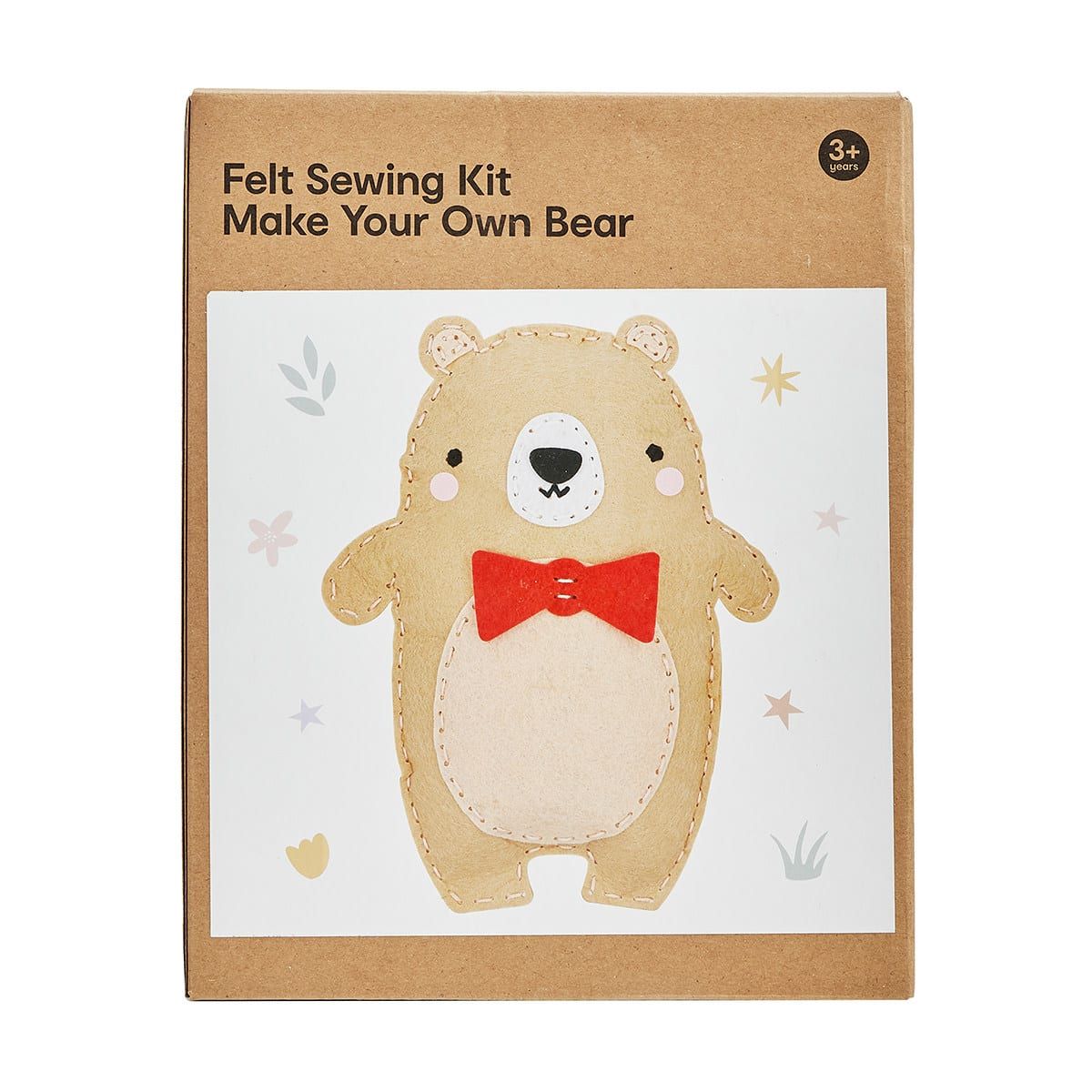 12 Piece Felt Sewing Kit Make Your Own Bear