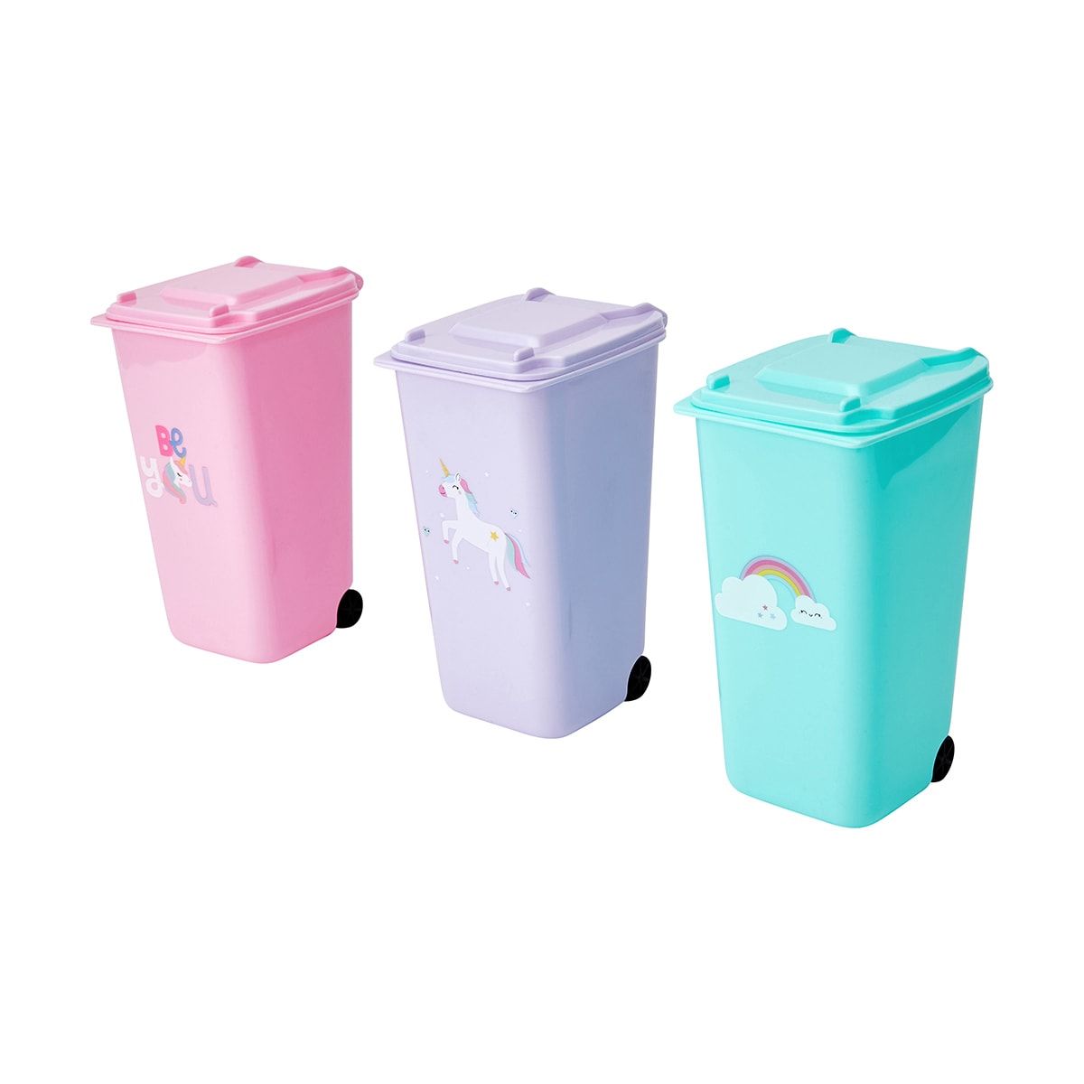 Plastic Bin Pen Holder - Assorted