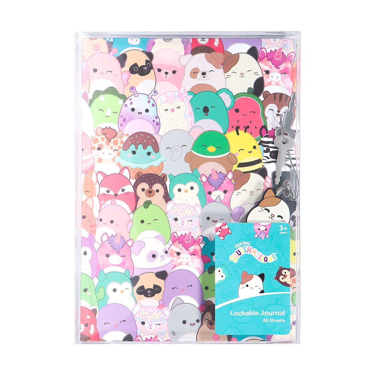 Original Squishmallows Lockable Journal