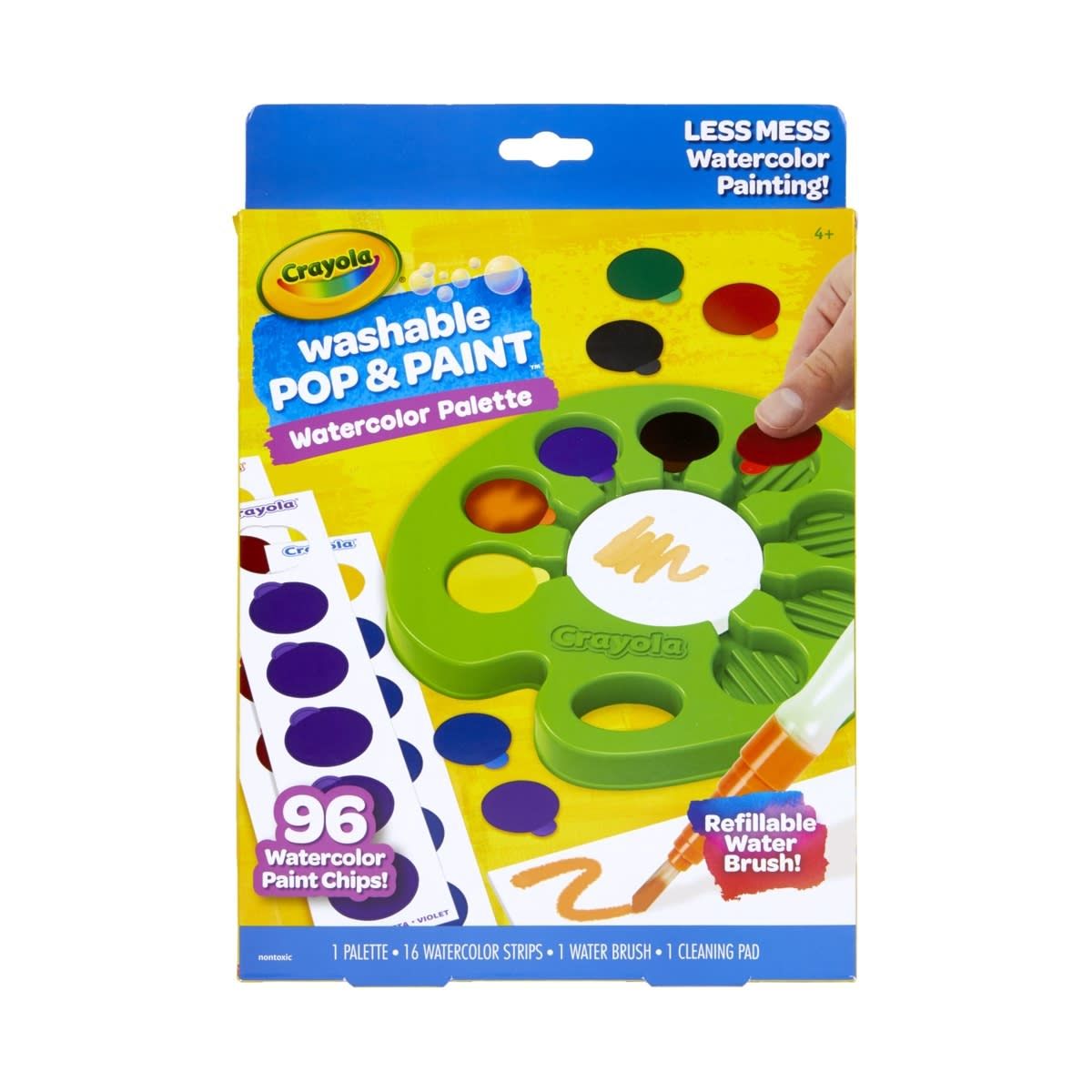Crayola Washable Pop and Paint Watercolour Palette