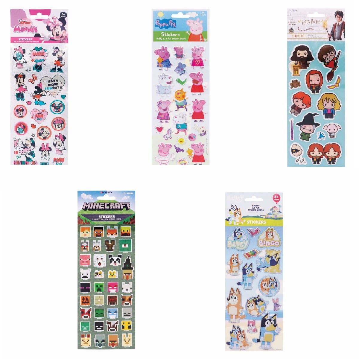 3 Pack Stickers - Assorted