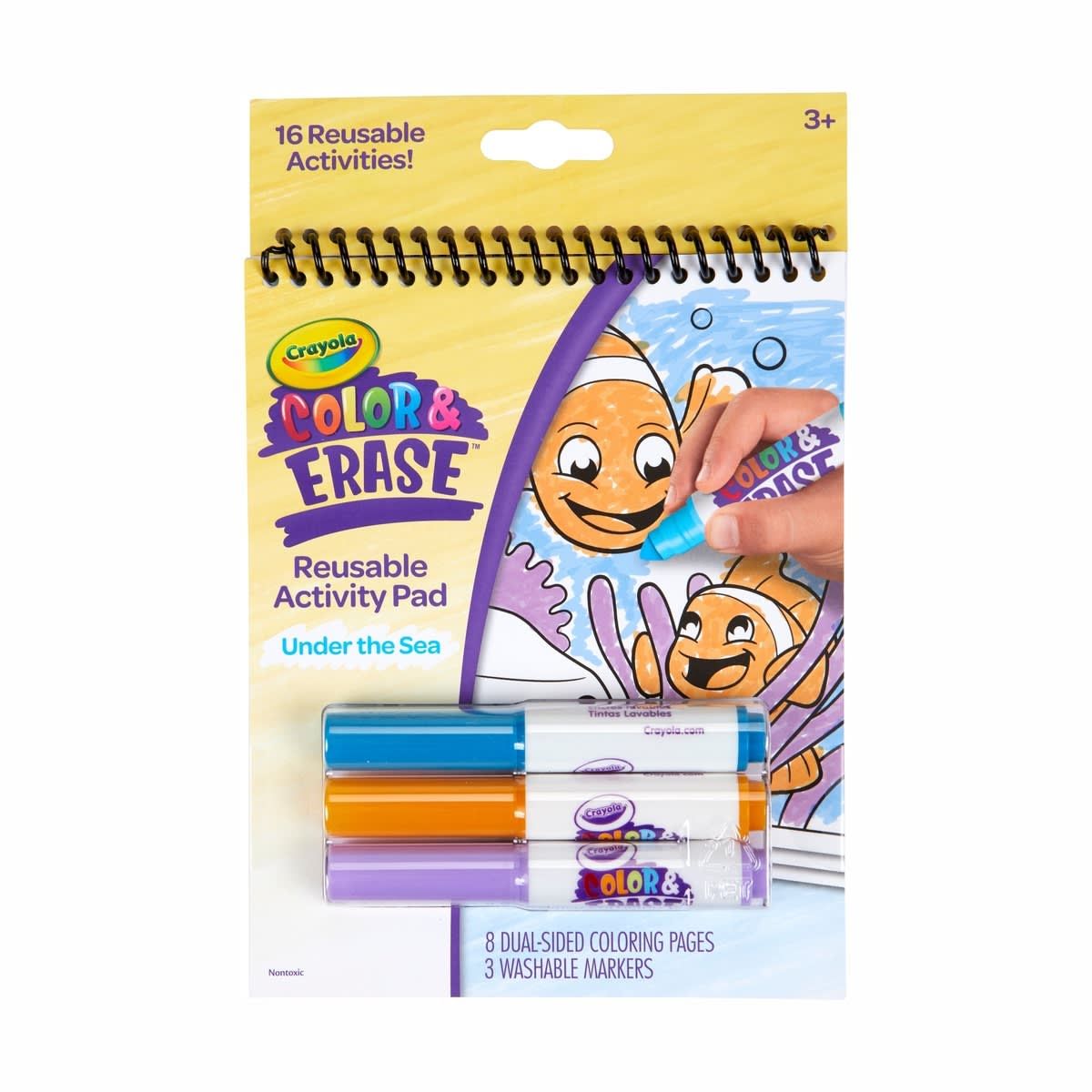 Crayola Color and Erase Reusable Activity Pad - Under the Sea