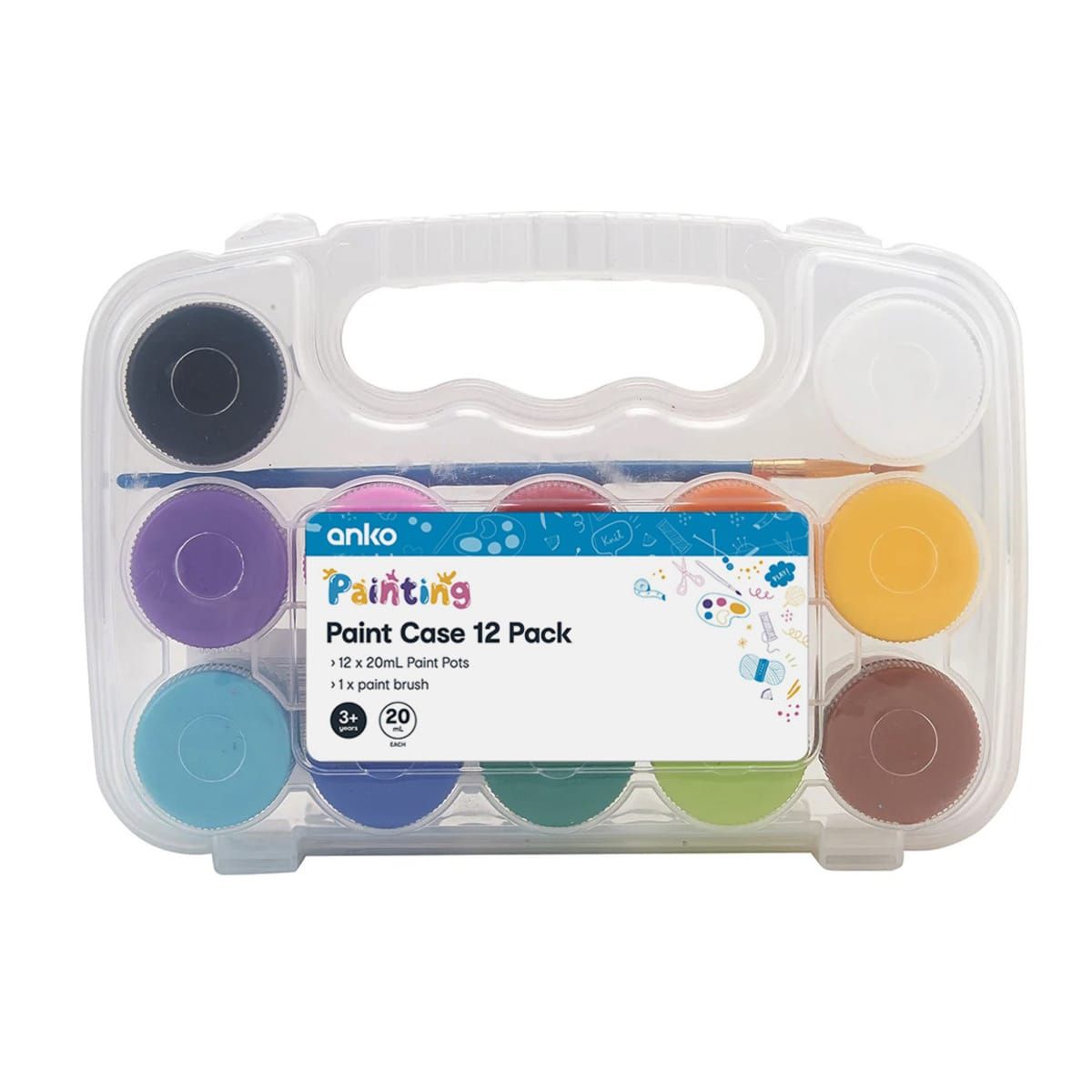 12 Pack Paint Case