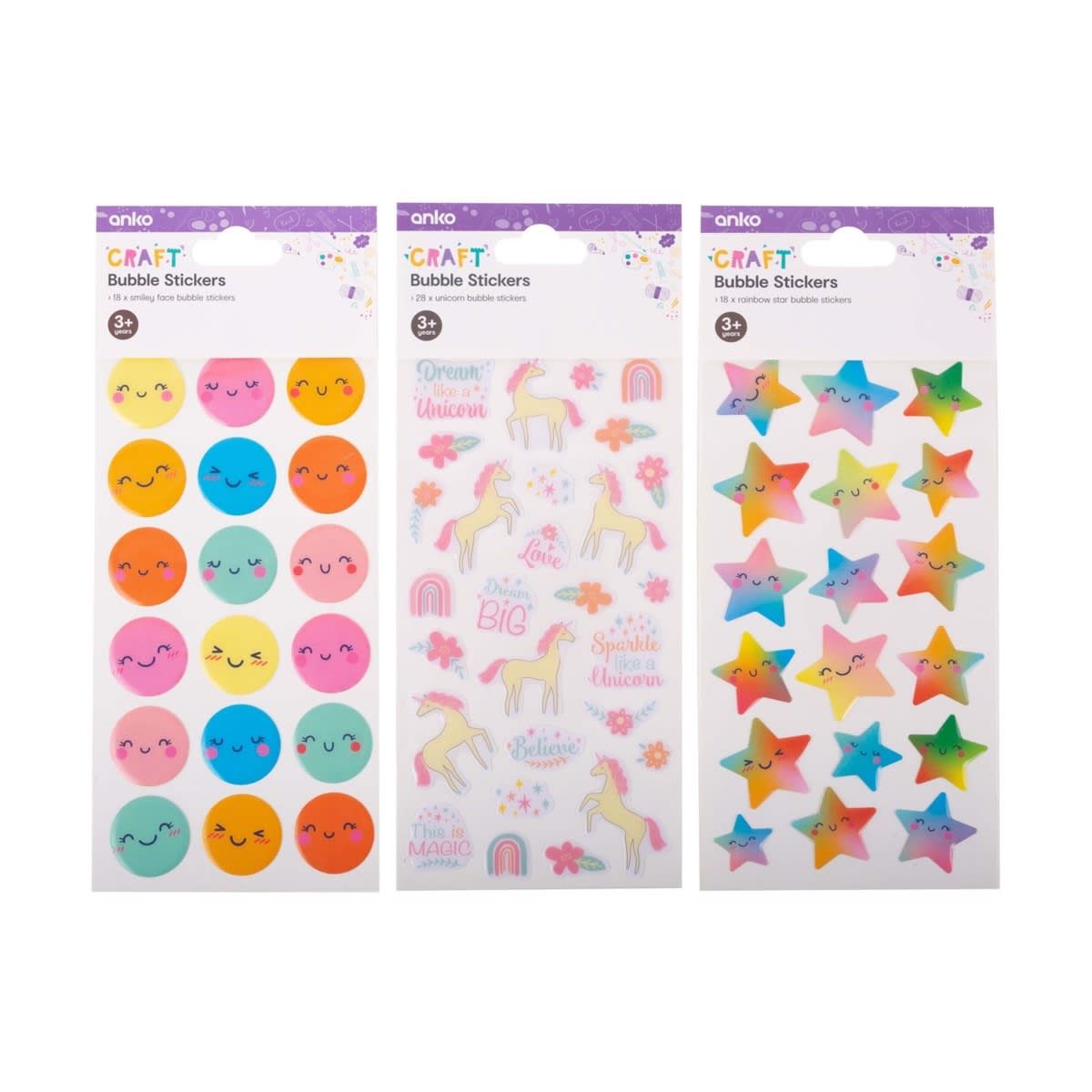 Bubble Stickers - Assorted