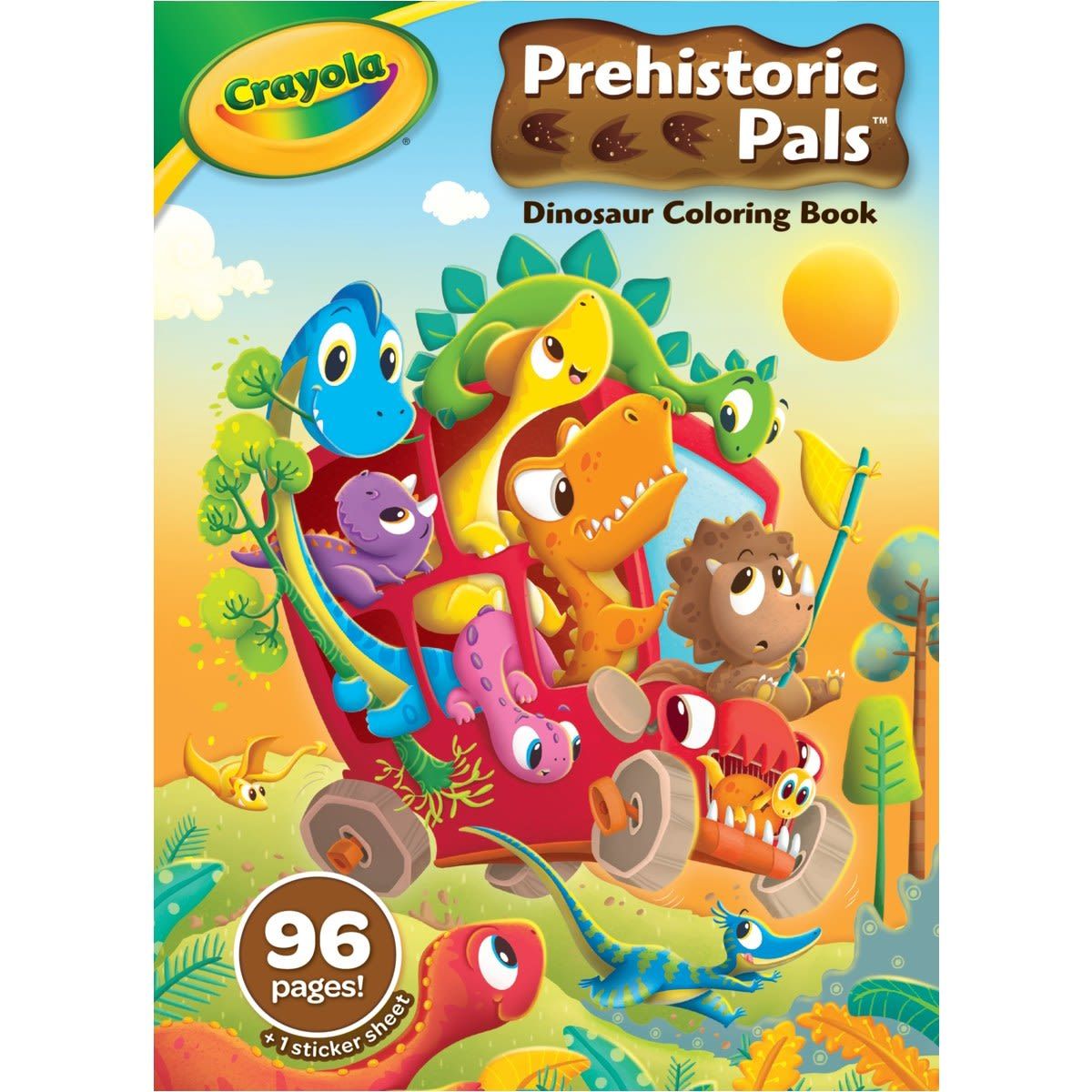 Crayola Prehistoric Pals Dinosaur Colouring Book