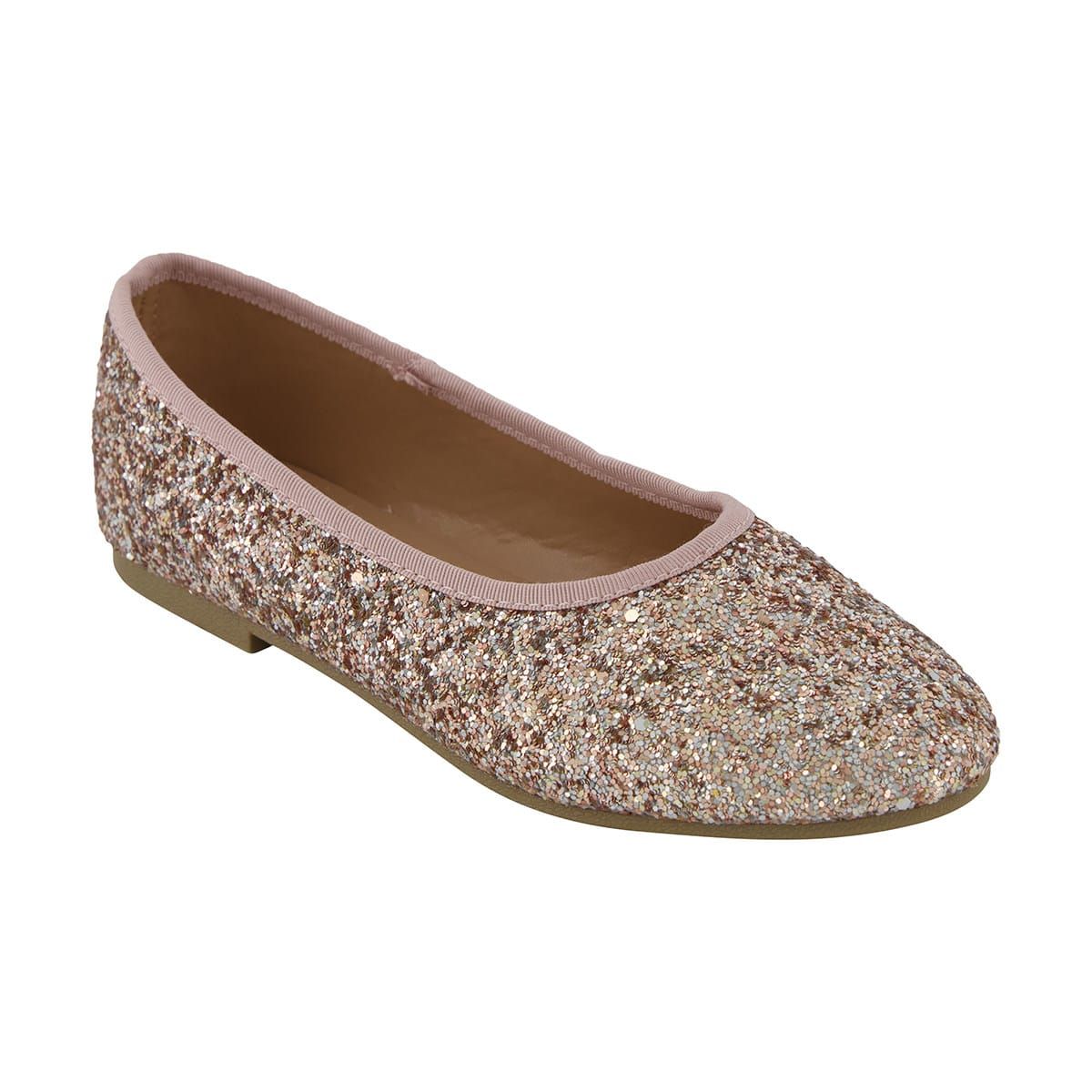 Senior Glitter Flats