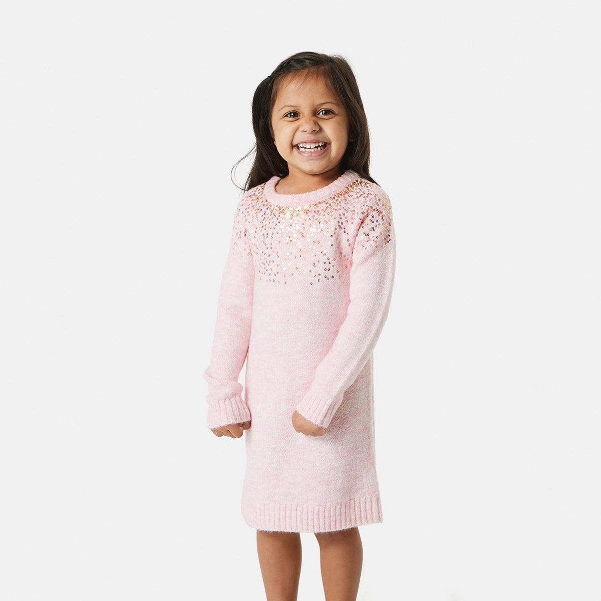 Sequin Knit Dress