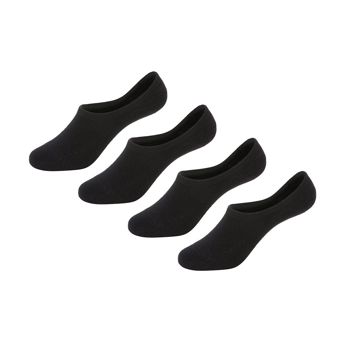 4 Pack No Show Socks